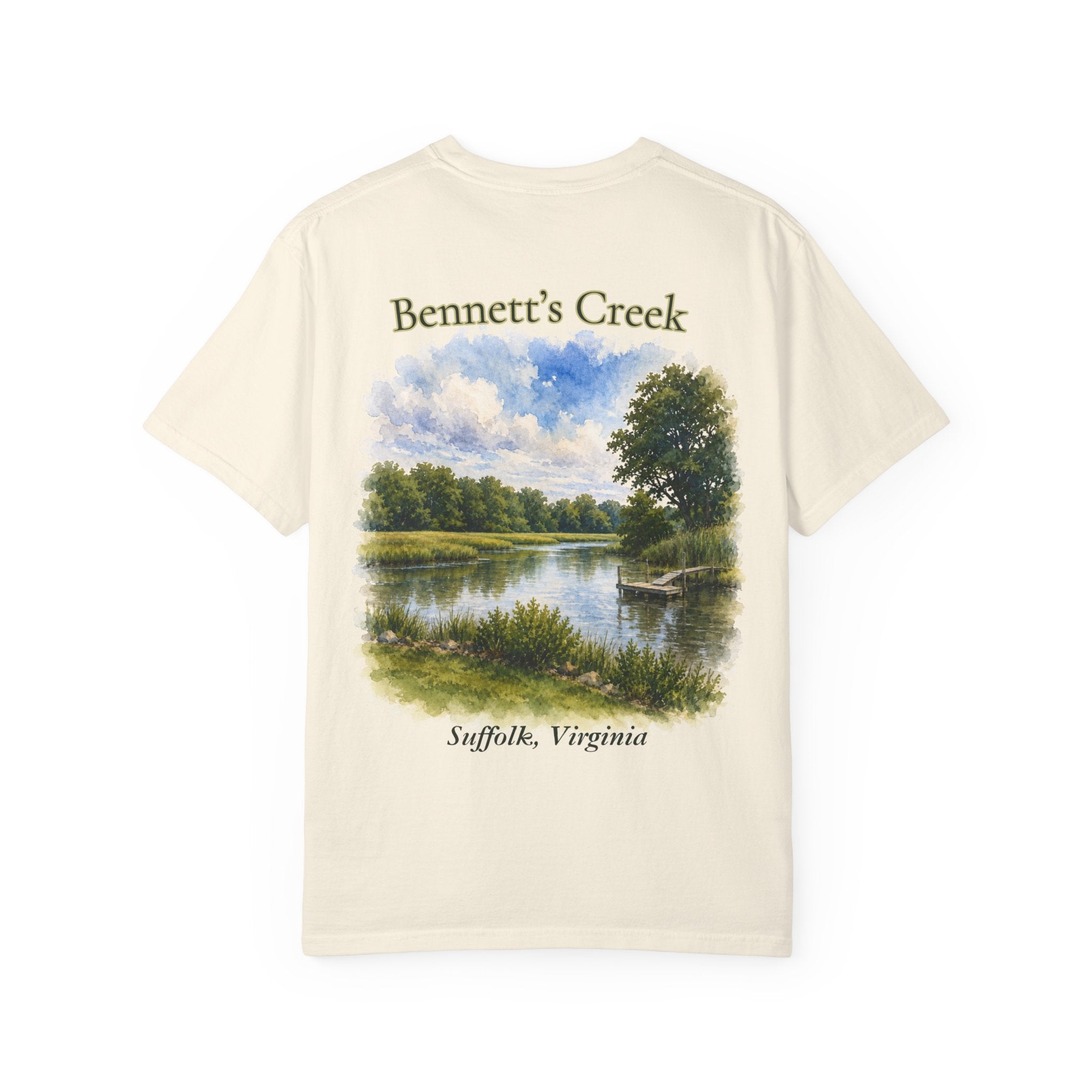 Love Where You're From - Bennett's Creek — Soft Garment-Dyed Casual Tee