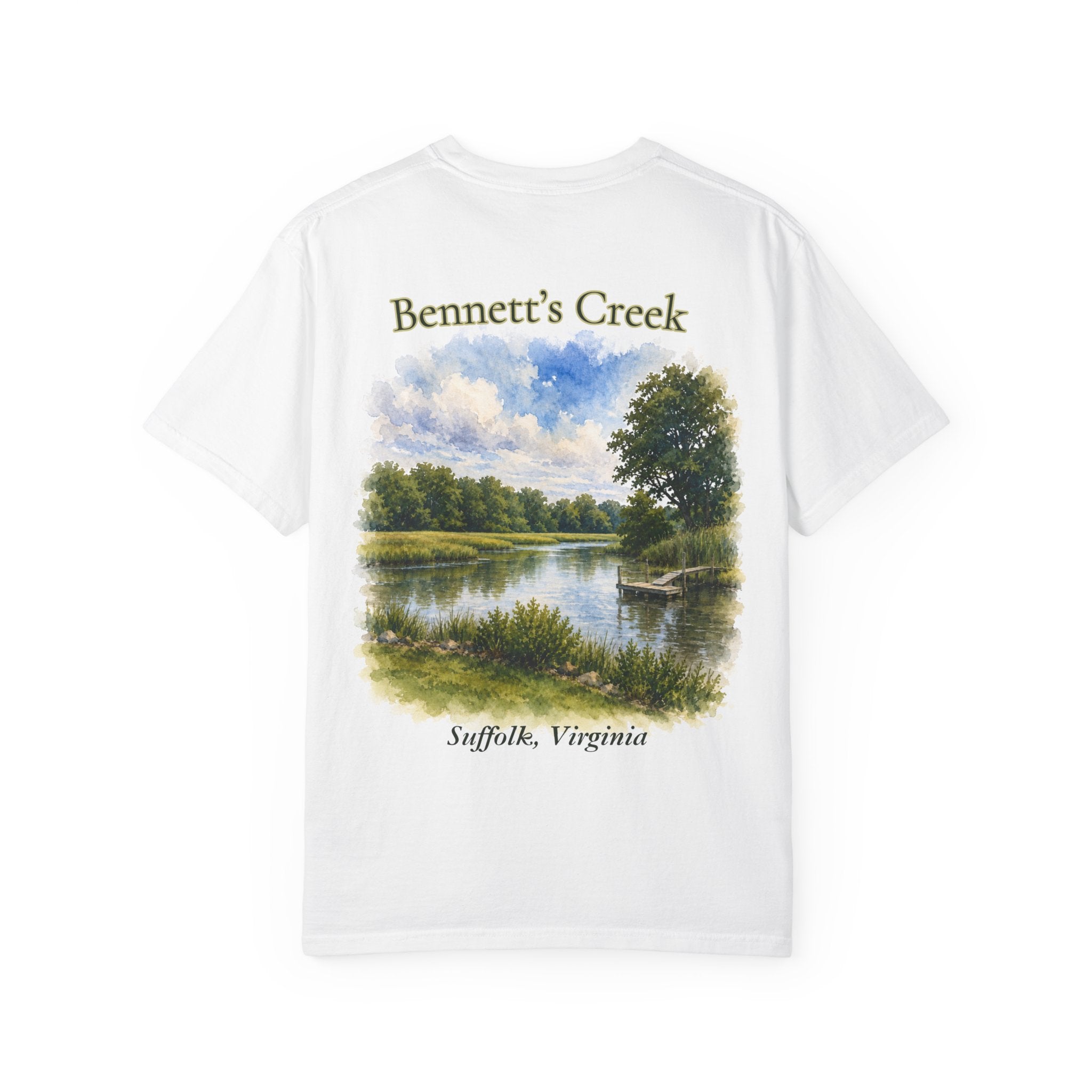 Love Where You're From - Bennett's Creek — Soft Garment-Dyed Casual Tee